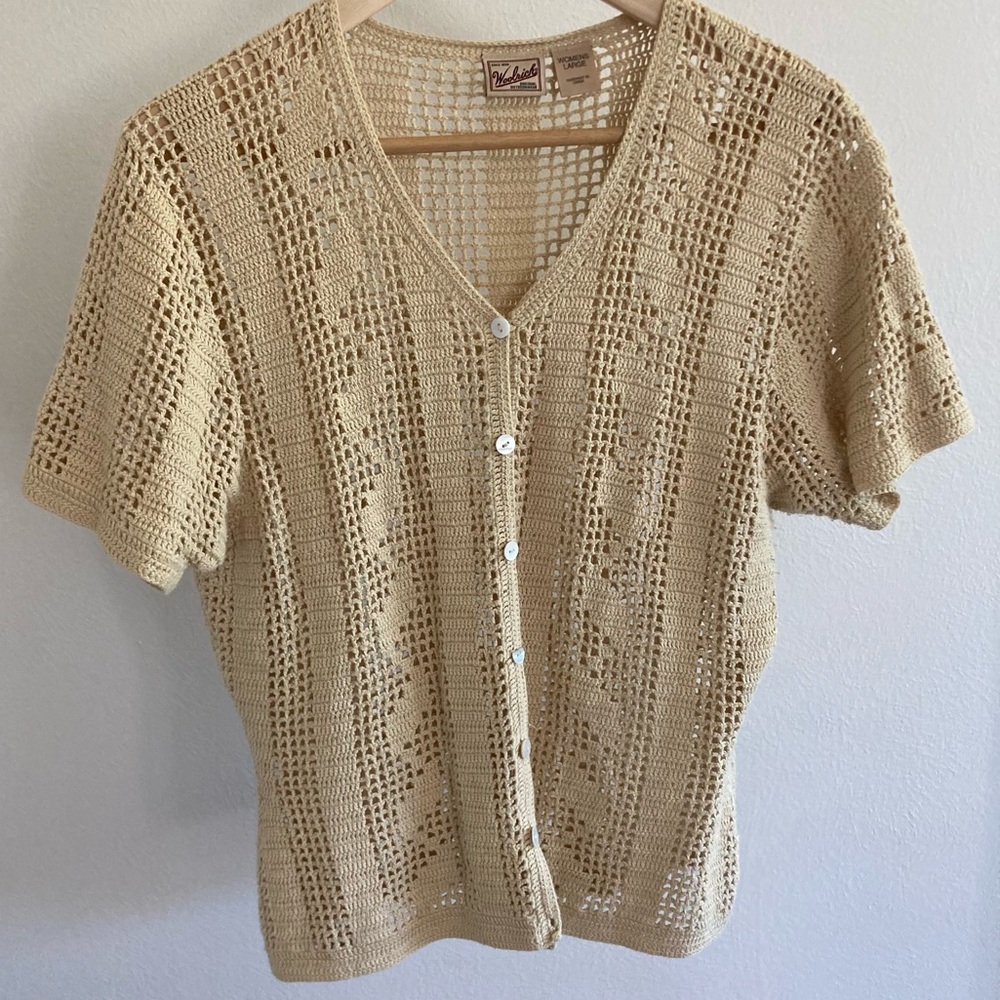 Women’s Woolrich knitted top. Size M